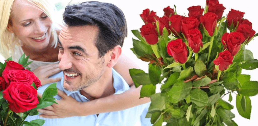 3 čerstvé červené růže Red Calypso (50 cm)