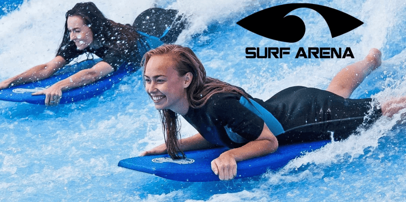 Hodinová jízda na surf trenažéru