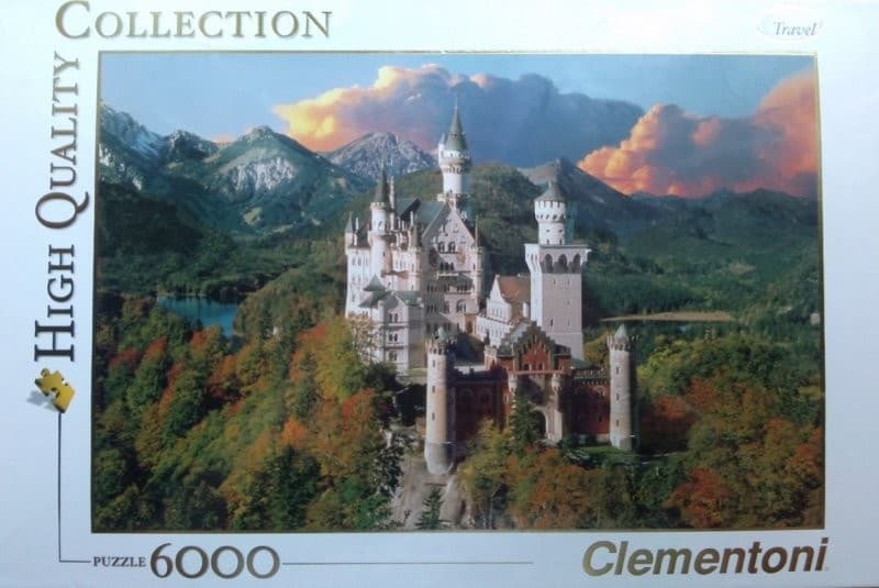 Puzzle Neuschwanstein, 6000 dílů, 1,7x1,2m