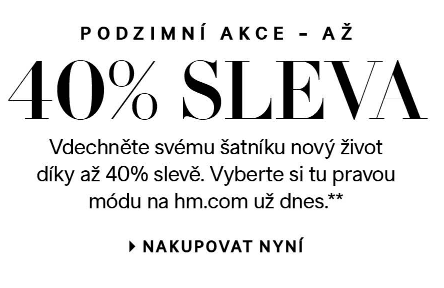 -40% na vybranou podzimní módu