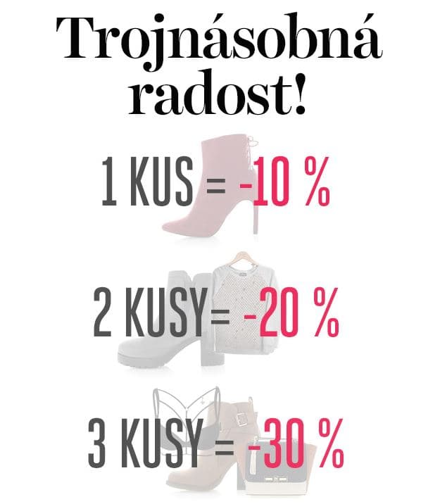 Slevy za nákup více položek