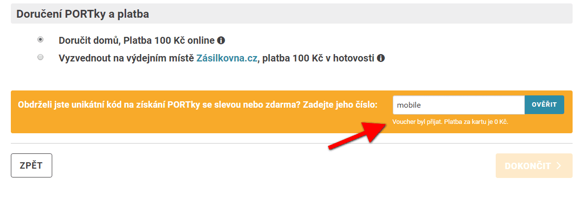 Slevová karta Prima Port zdarma