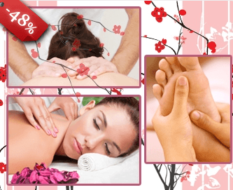 Masáž zad, šíje a plosky nohou