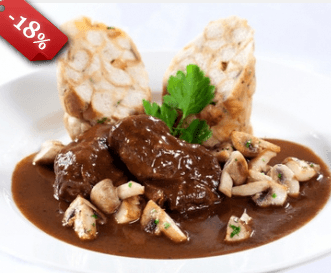 Obědové menu včetně polévky 