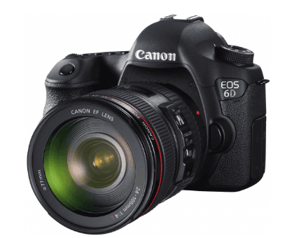 Canon EOS 6D + objektiv, 20,6 MPx