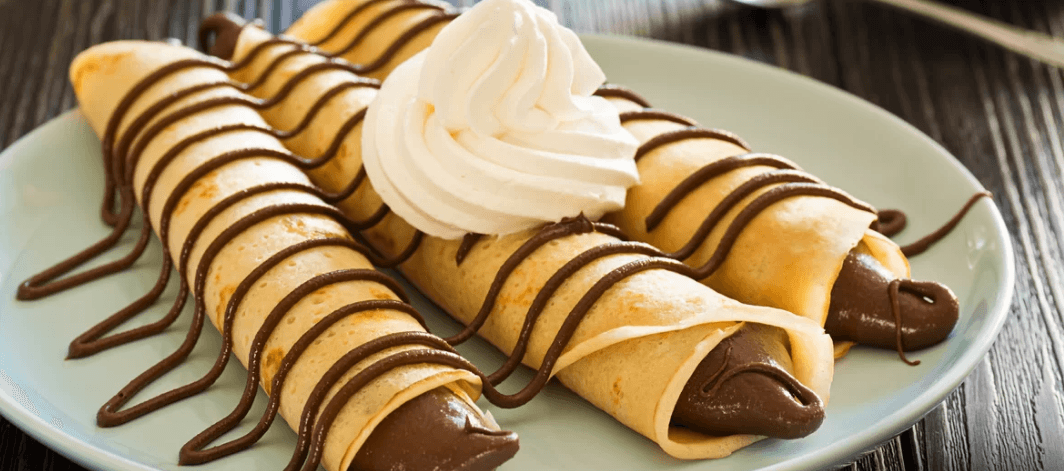 Dvě sladké nebo slané palačinky