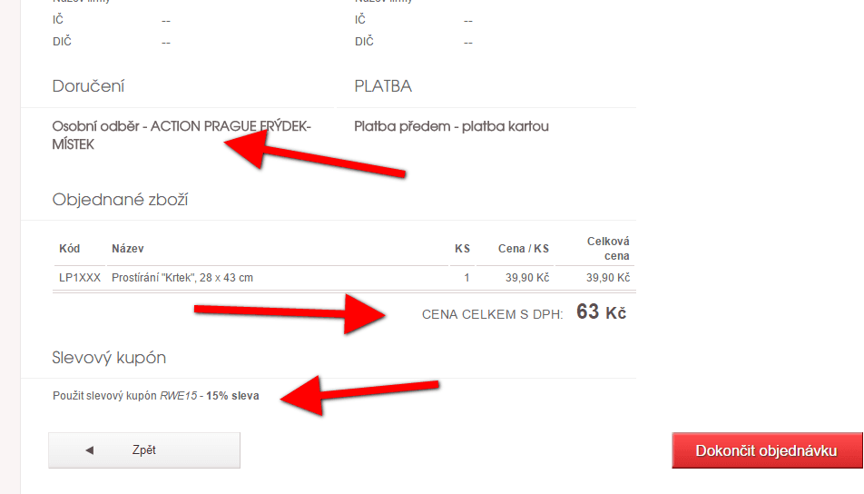 Produkty s motivem Krtečka