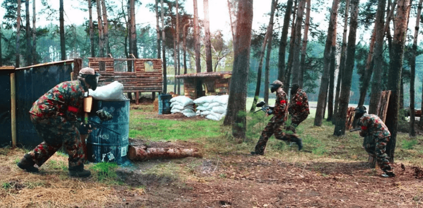 Paintballová zábava se 100 kuličkami 