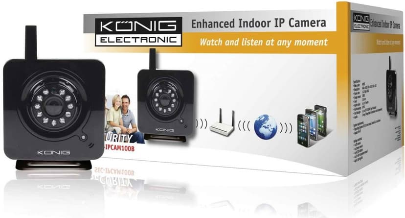 IP kamera König, noční vidění, zvuk, zoom