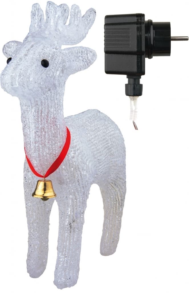 Vánoční LED světlo sob, 40 x 31 cm