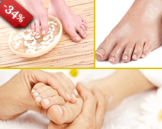 Kompletní mokrá pedikúra 