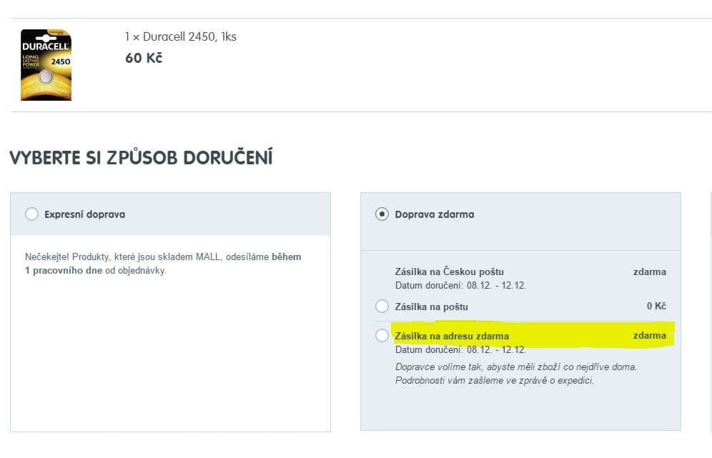 Doprava zdarma na vše + slevové kódy
