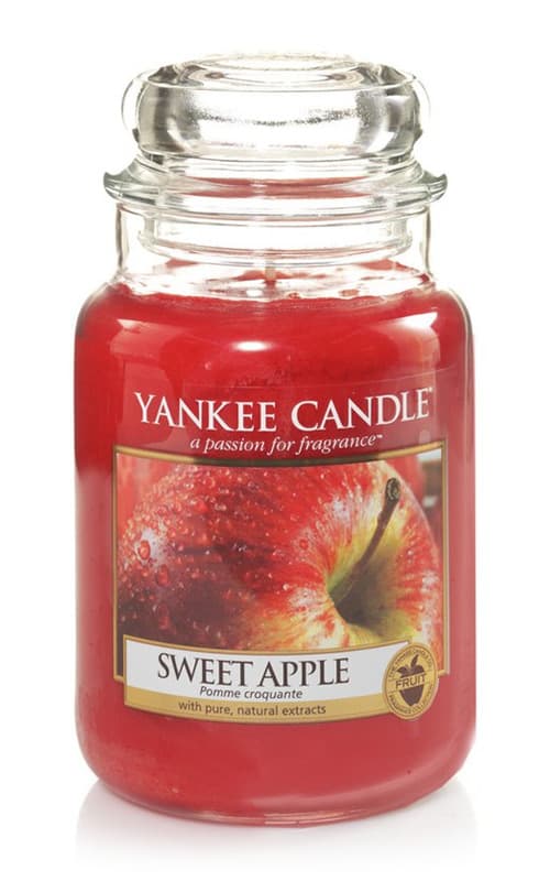Yankee Candle vonná svíčka Sweet Apple, velká