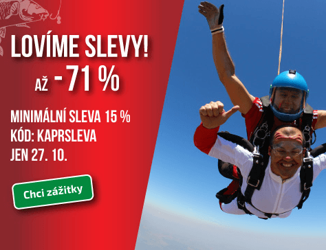 Sleva až 71% na zážitky