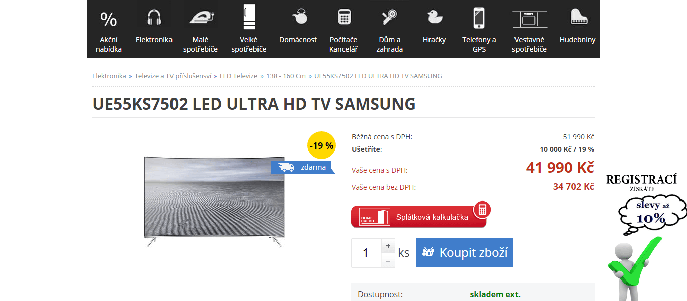 Ultra HD TV, Smart, Curved, 138cm, Samsung