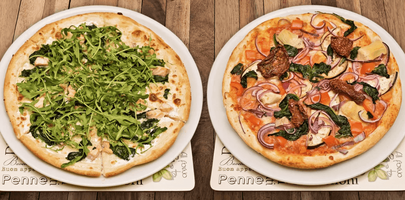 2 pizzy a 2 nealko nápoje