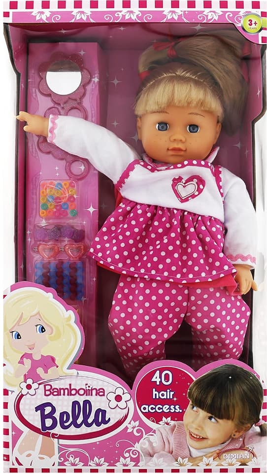 Panenka Dimian Bambolina Bella 46cm s doplňky
