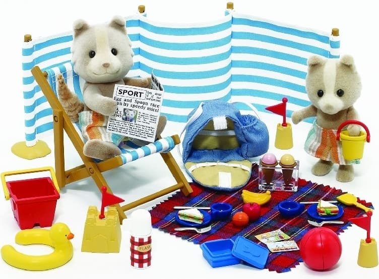 Sylvanian Families Medvídci na pláži