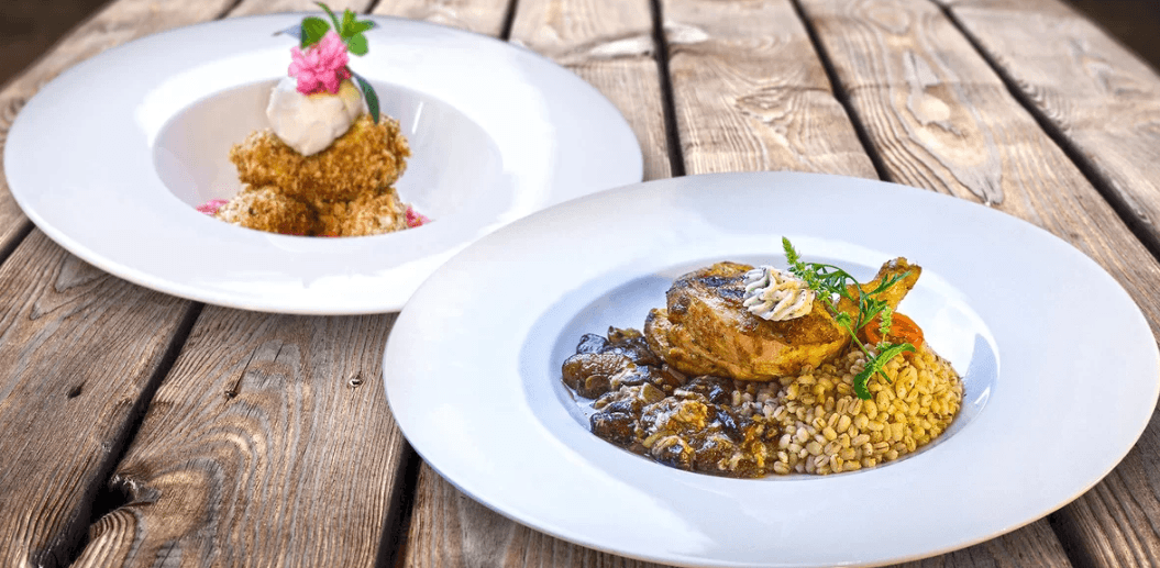 6chodové luxusní menu s degustací vína
