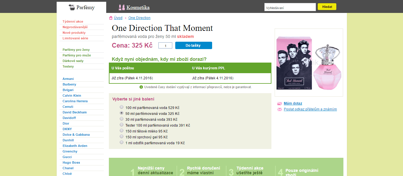 Dámský parfém One Direction That Moment