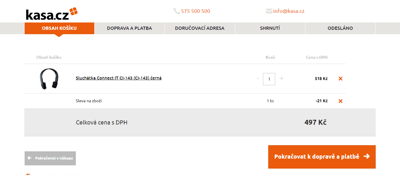 Bezdrátová sluchátka Connect IT CI-403