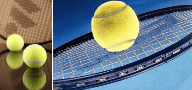 Hodina tenisu v hale 