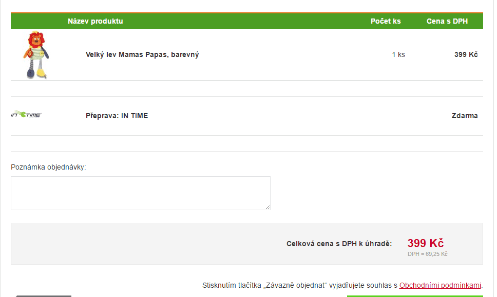 Mamas&Papas Velký lev - 50 cm