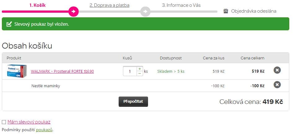 Prostenal Forte 90 tablet nejlevněji