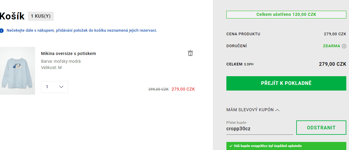 Doprava zdarma na vše