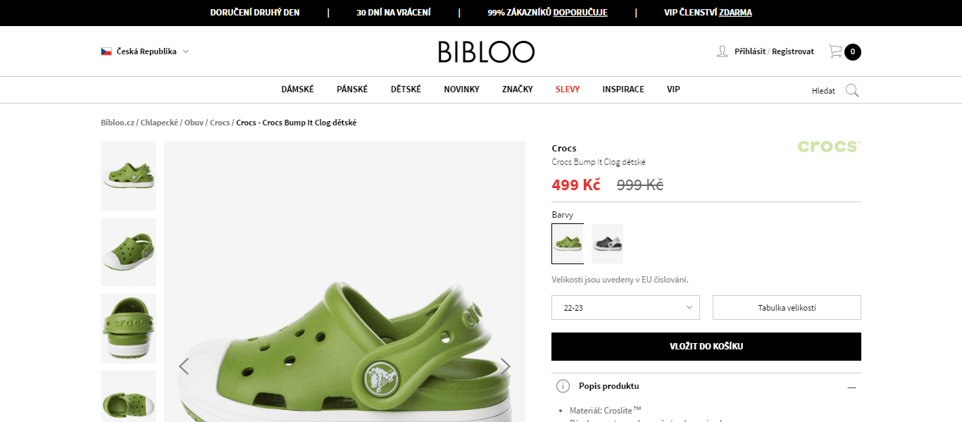 Dětské boty Crocs - 2 druhy, 2 barvy