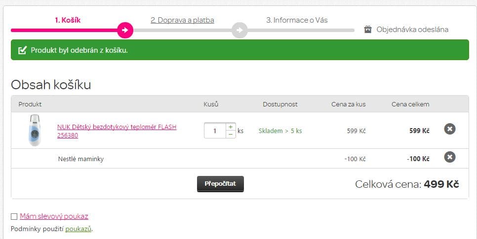 Bezkontaktní teploměr NUK Flash nejlevněji