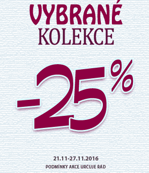 Sleva 25% na vybrané kolekce Coccodrillo 