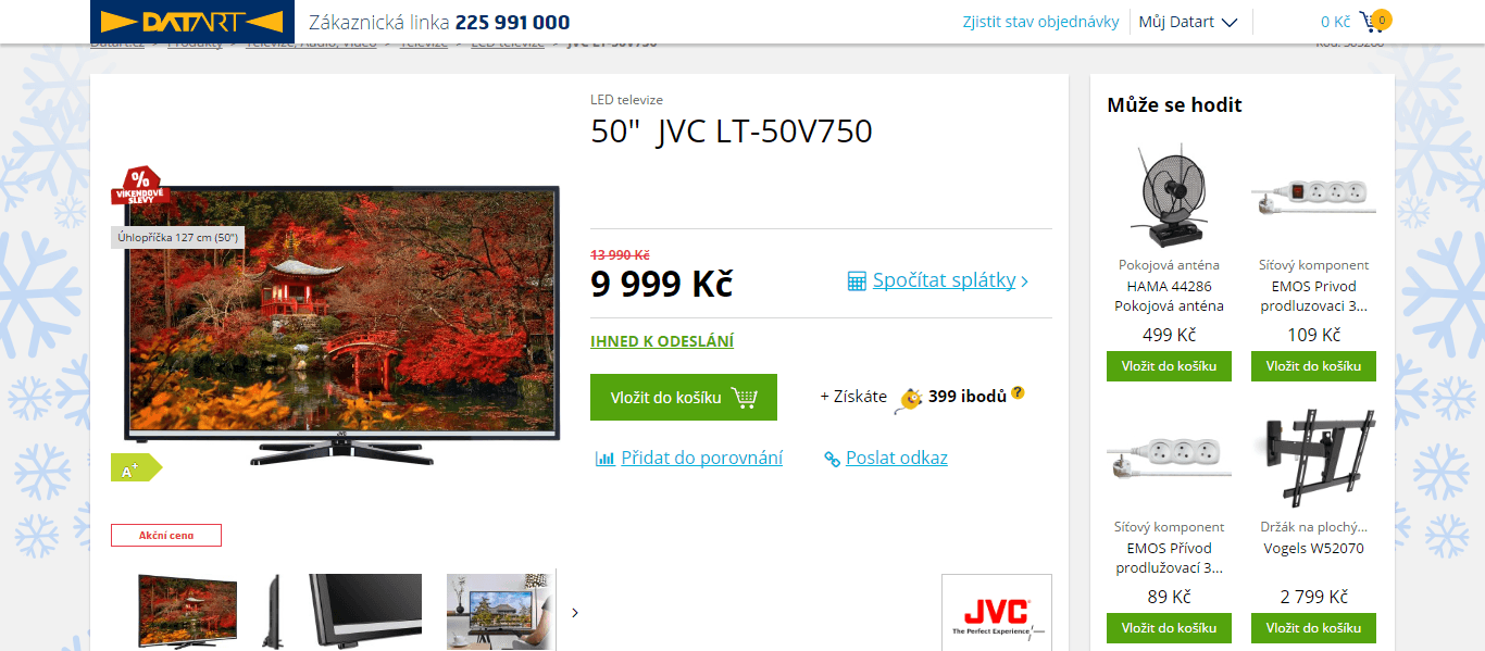 Full HD TV, Smart, 127 cm, JVC