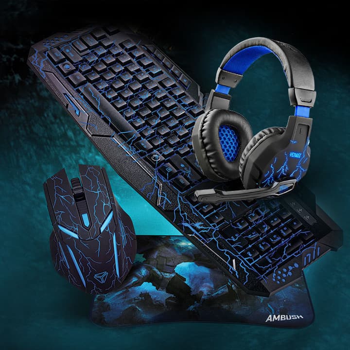 Yenkee Ambush set klávesnice, myš, sluchátka