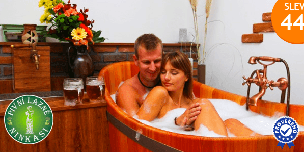 Pivní koupel a relaxace pro 2 