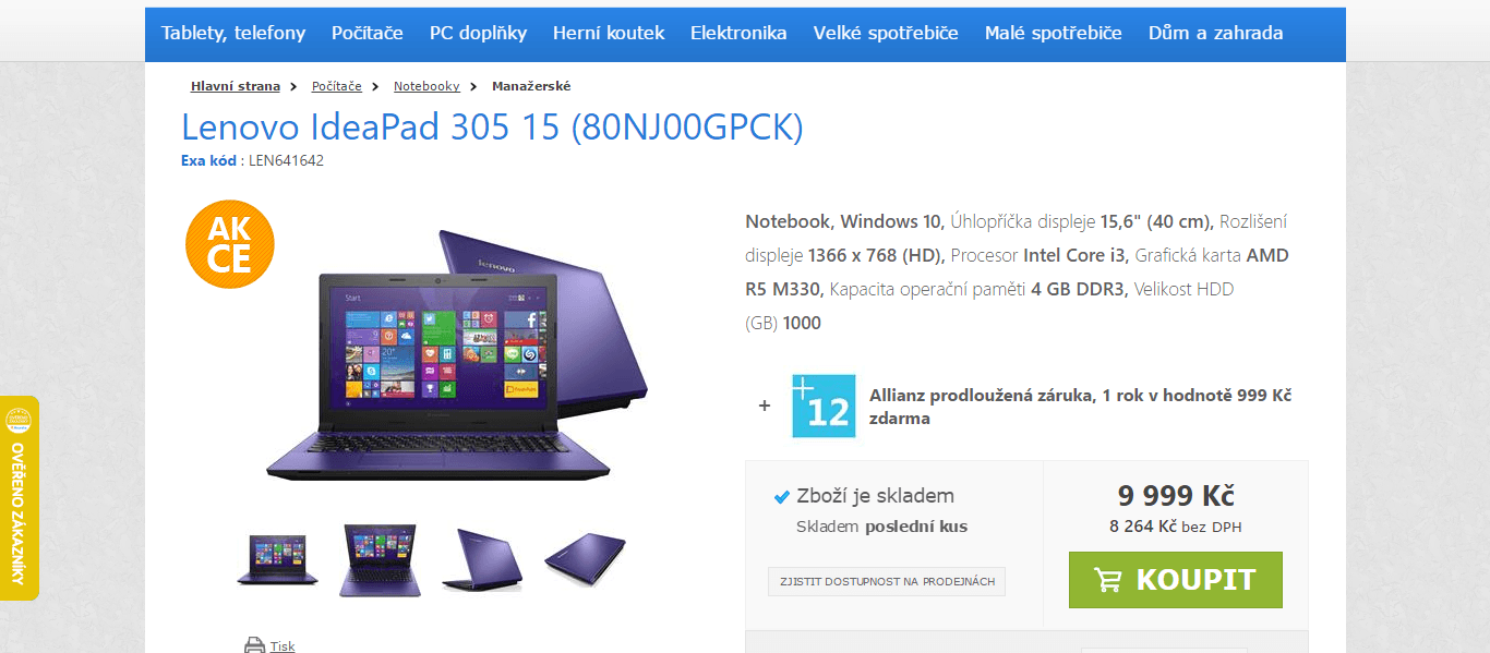 Lenovo, i3, 2,2GHz, 4GB RAM, 2GB grafika