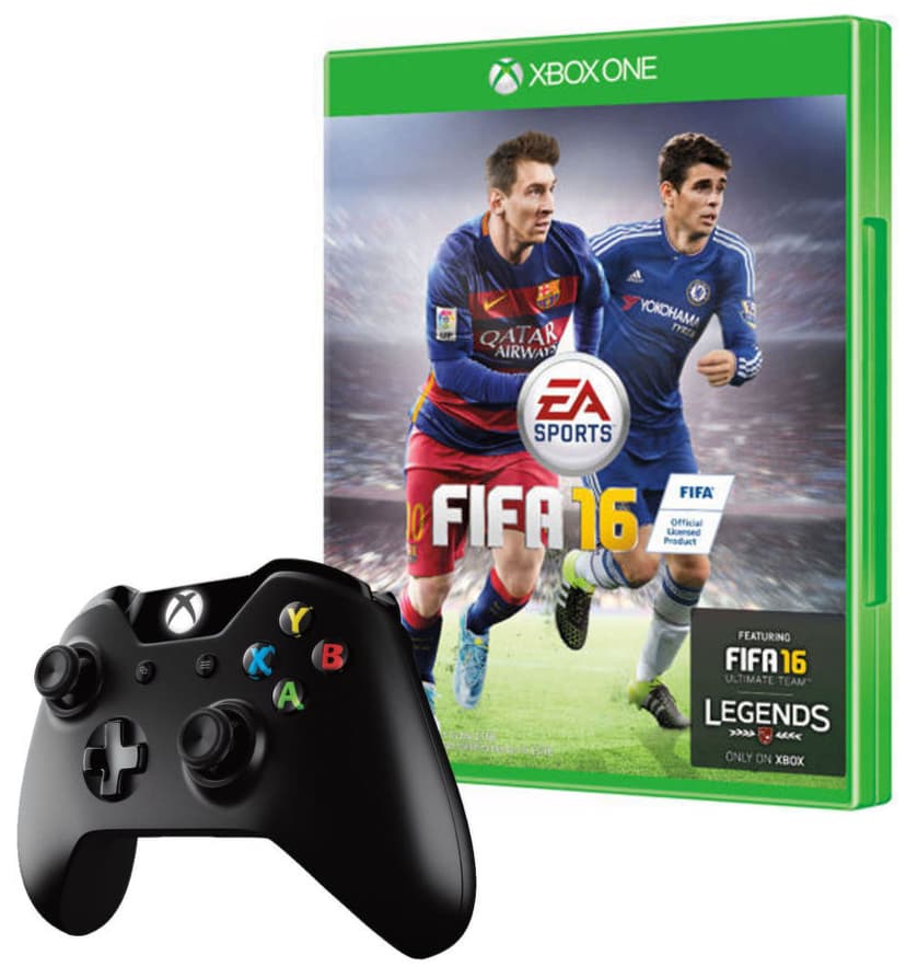 Bezdrátový ovladač Xbox One + hra FIFA 16