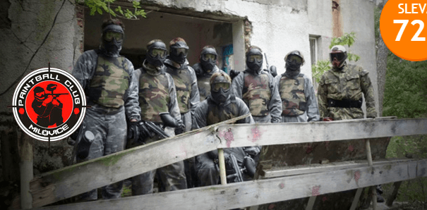 Paintball na 4 hodiny v areálu Milovice