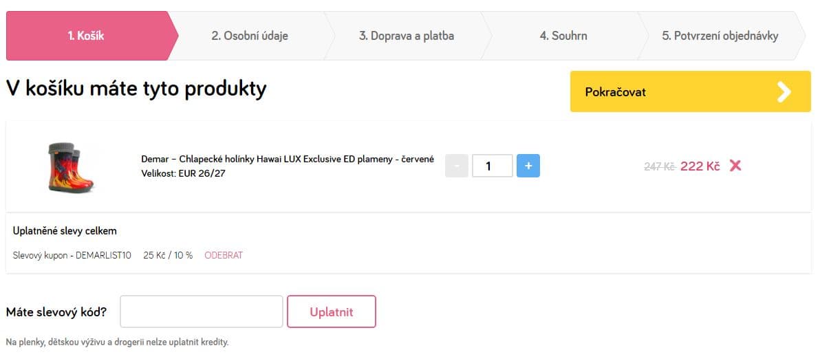 Dětské holinky Demar
