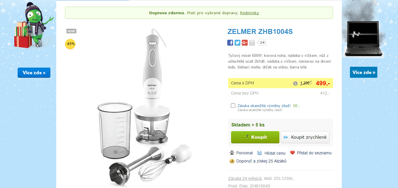 Multifunkční mixér Zelmer
