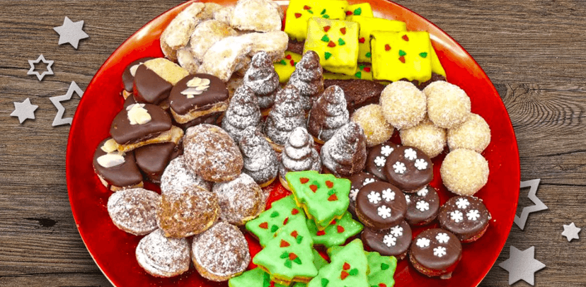 250 g vánočního cukroví (8 druhů)