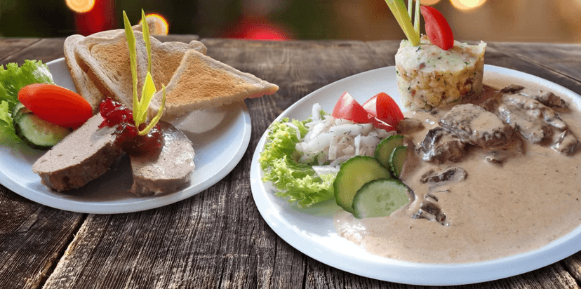3chodové zvěřinové menu