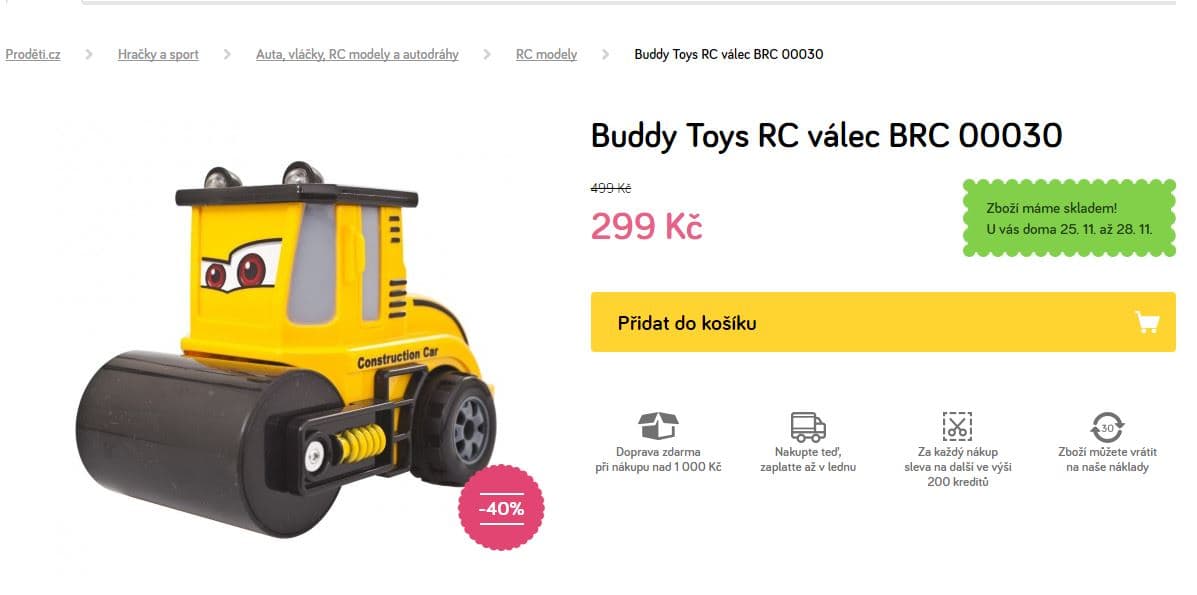 Stavební válec na dálkové ovládání