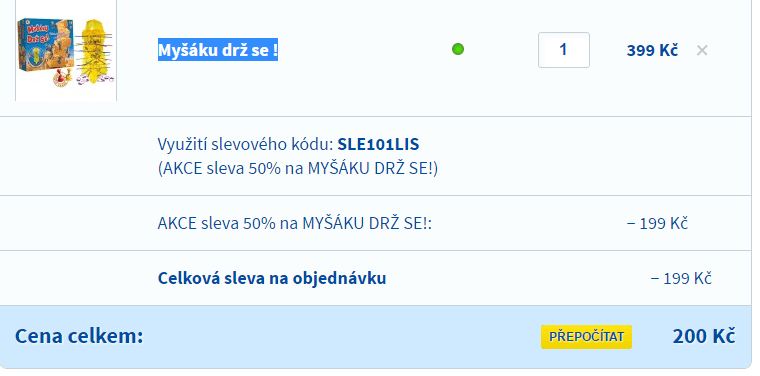 Společenská hra Myšáku drž se!