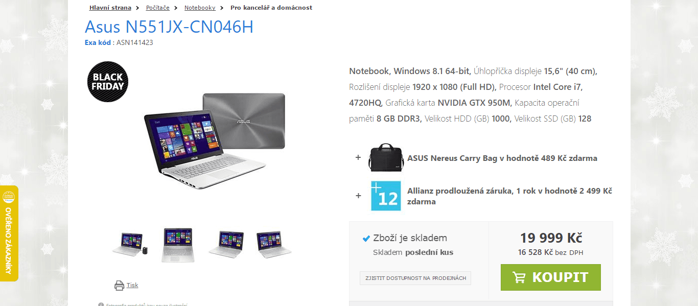 Asus, 3,6GHz, 8GB RAM, 2GB NVIDIA