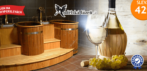 Perličková vinná lázeň pro 2 