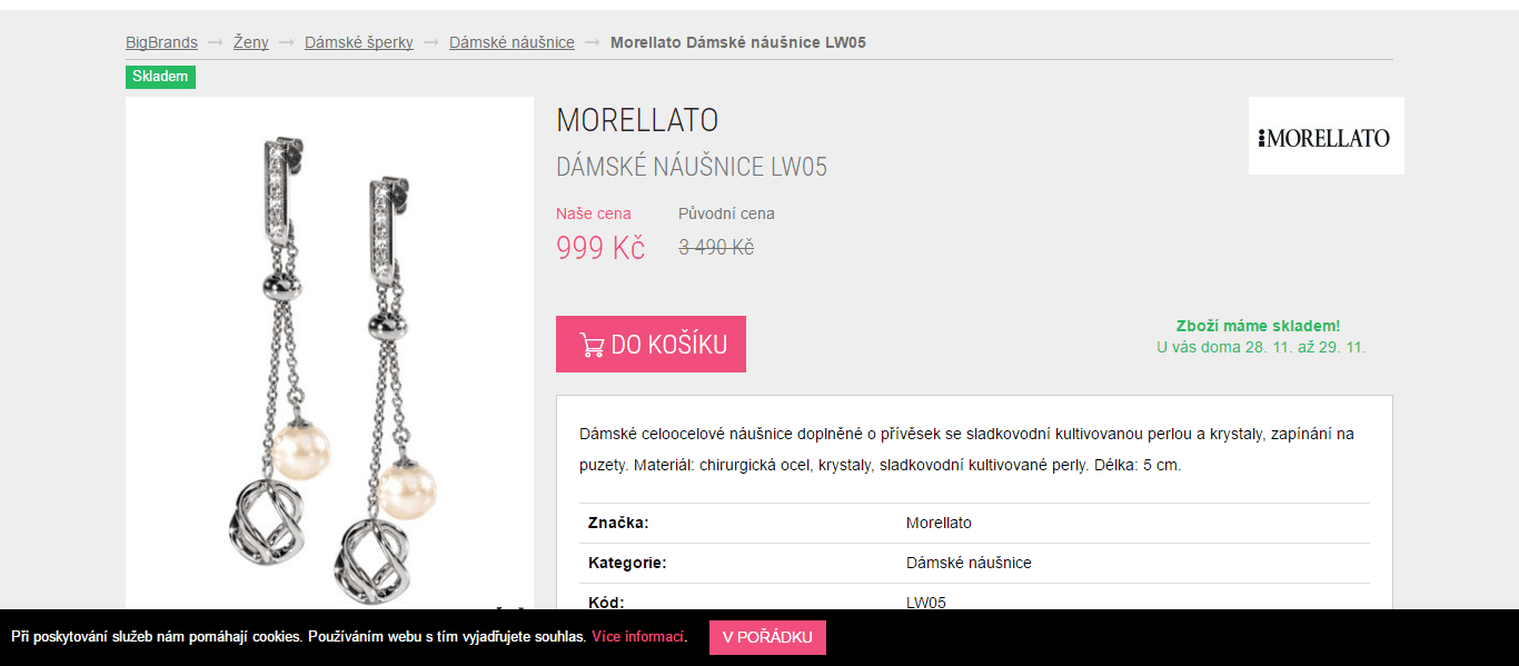 Náušnice Morellato LW05 