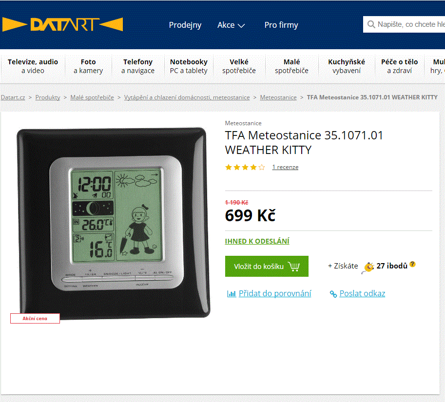 Meteostanice TFA Weather Kitty