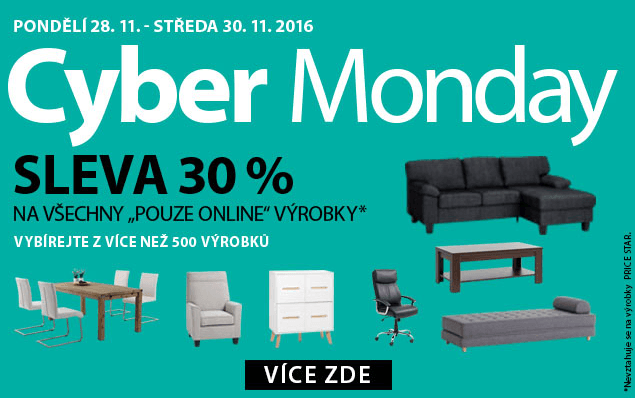 Sleva 30% na vše "pouze" online