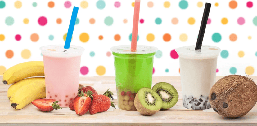 Půl litr bubble tea